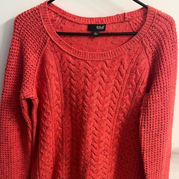 ana coral cable knit sweater - Picture 2 of 8
